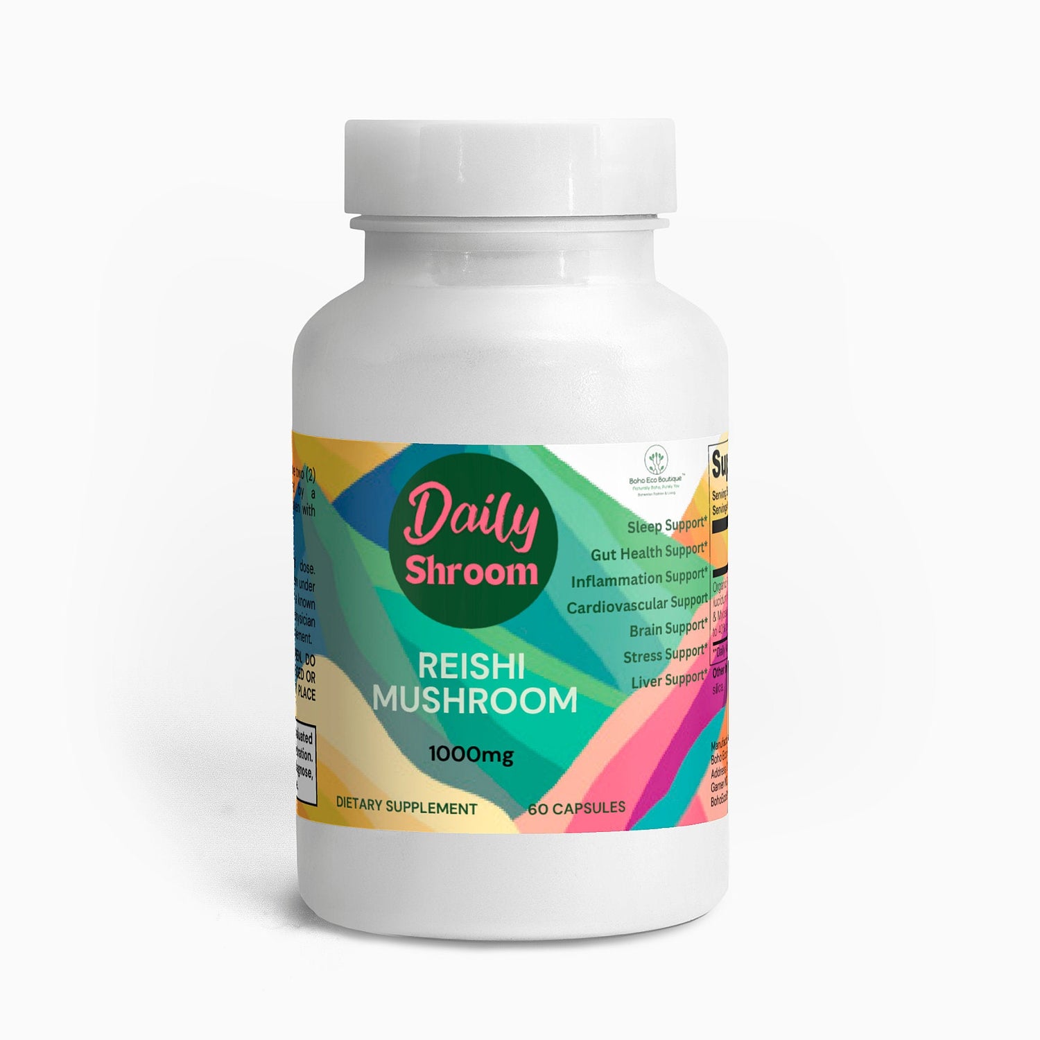 Enhance Wellness, Natural Energy, Stamina & Immune Support With Reishi Mushroom Nootropics Capsules