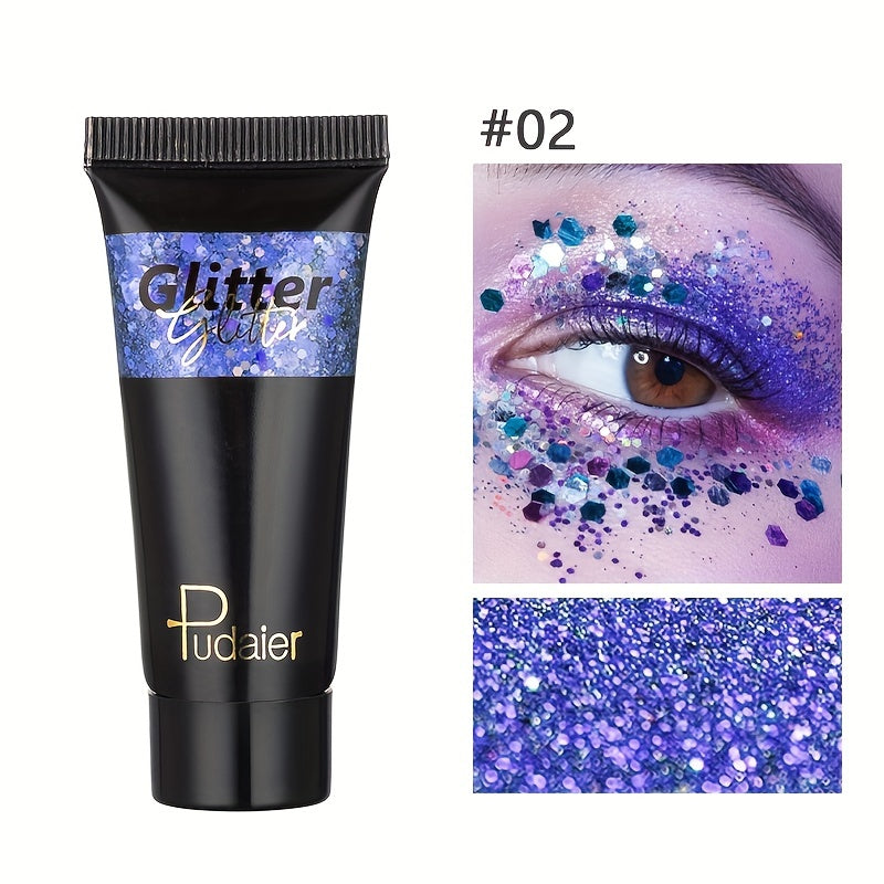 Liquid Body Glitter Sequins, Mermaid Face Glitter Makeup Sequins, Hair Glitters Eyeshadow Body Shimmer For Party Festival And Stage 12 Colors Available