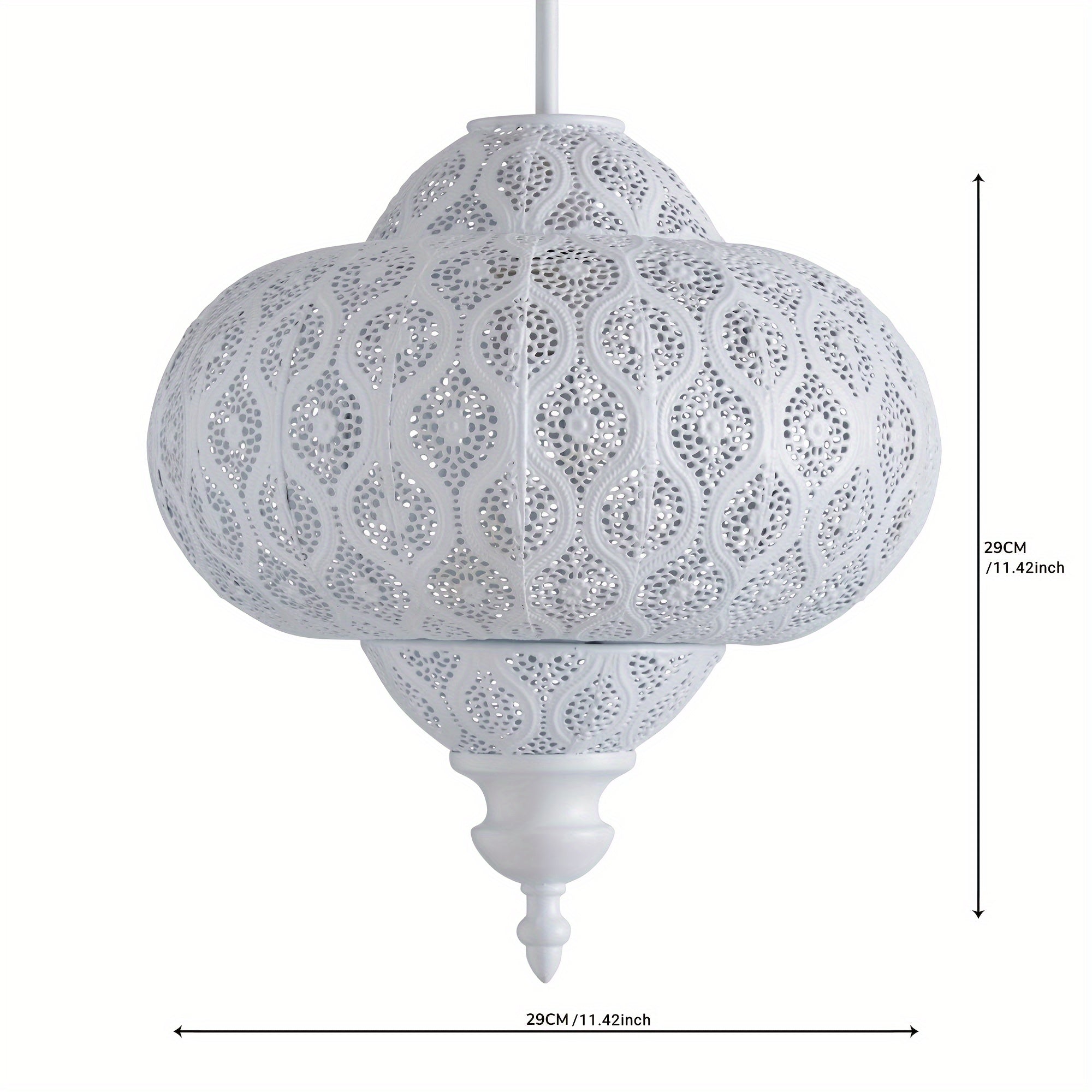 Lucena Fretwork Modern Drum Pendant Shade – Antique Bronze Finish, Battery-Free Design