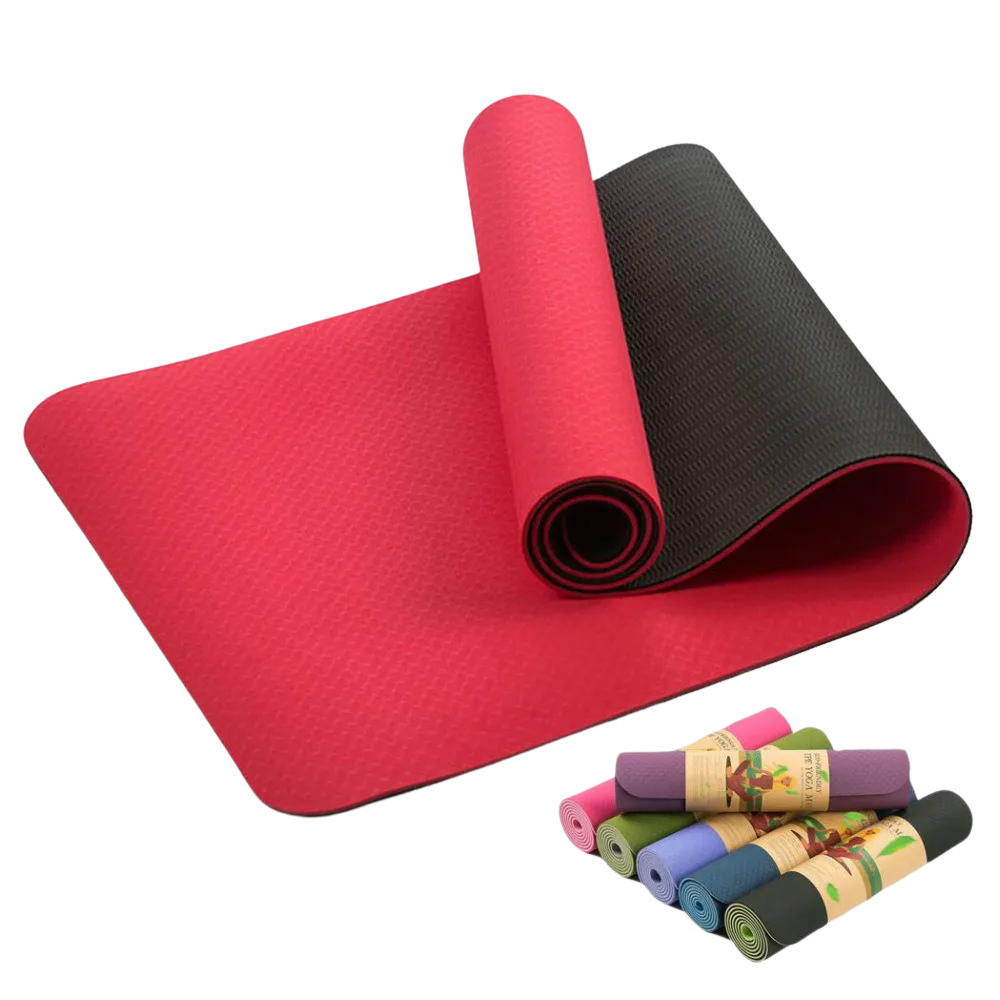 Non-Slip Yoga Mat - Durable, Cushioned Exercise Mat for Home, Gym & Studio Workouts, Eco-Friendly & Comfortable Fitness Mat