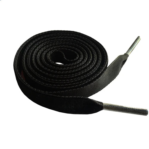 1cm Wide Velvet Ribbon Flat Shoelaces - Fantastic Replacement Laces for Sneakers & Sports Shoes, 120cm/47 Inch Length