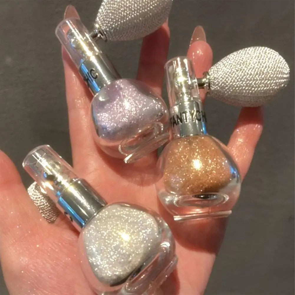 Brightening Glitter Powder Spray For Arms Legs Back Hair Face Highlight Sparkle Powder Makeup Fairy Powder Women Cosmetics