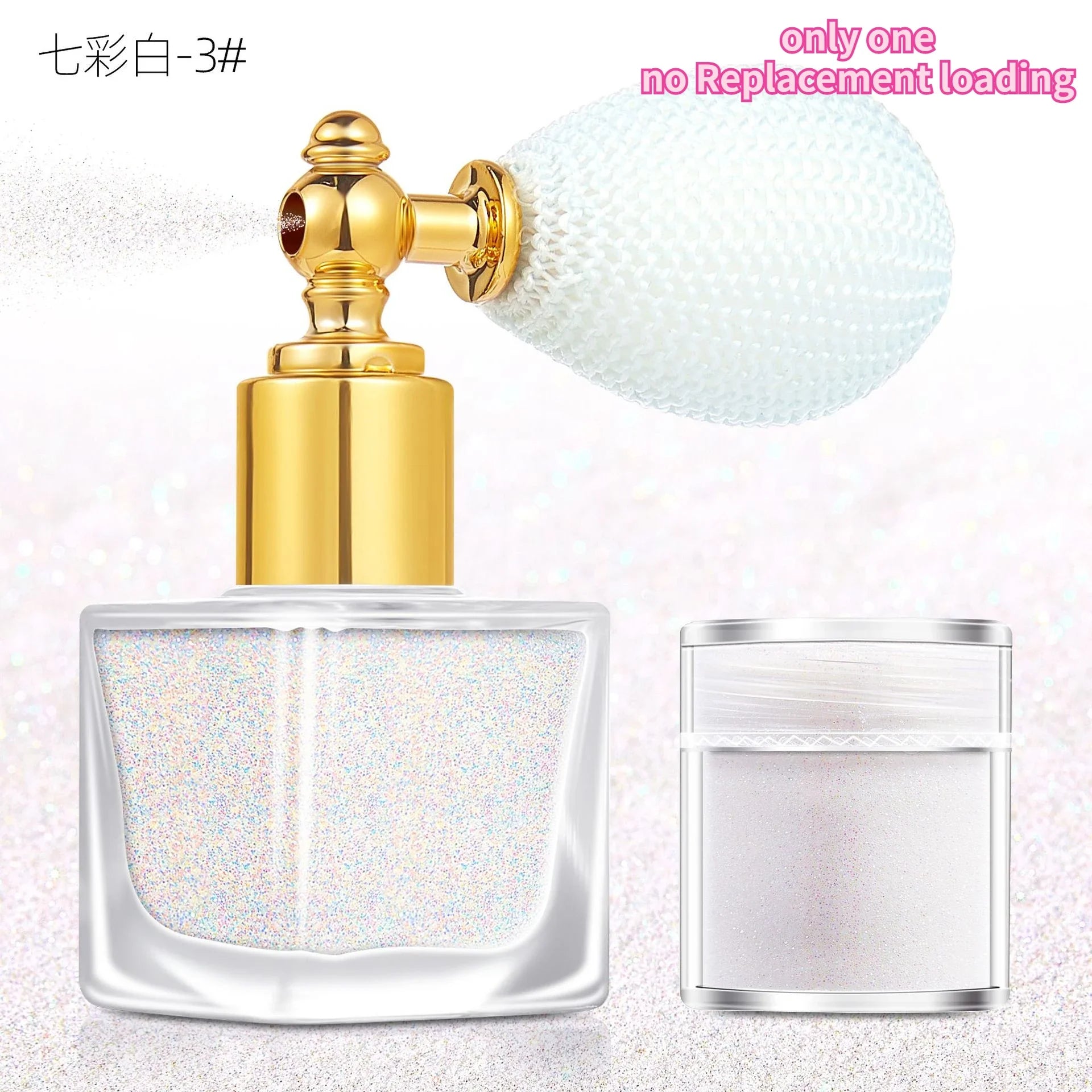 Makeup Glitter Spray- Silver & Gold Glitter Spray for Face, Hair, Nails & Body - Chunky Glitter Powder for All Your Shimmer Needs