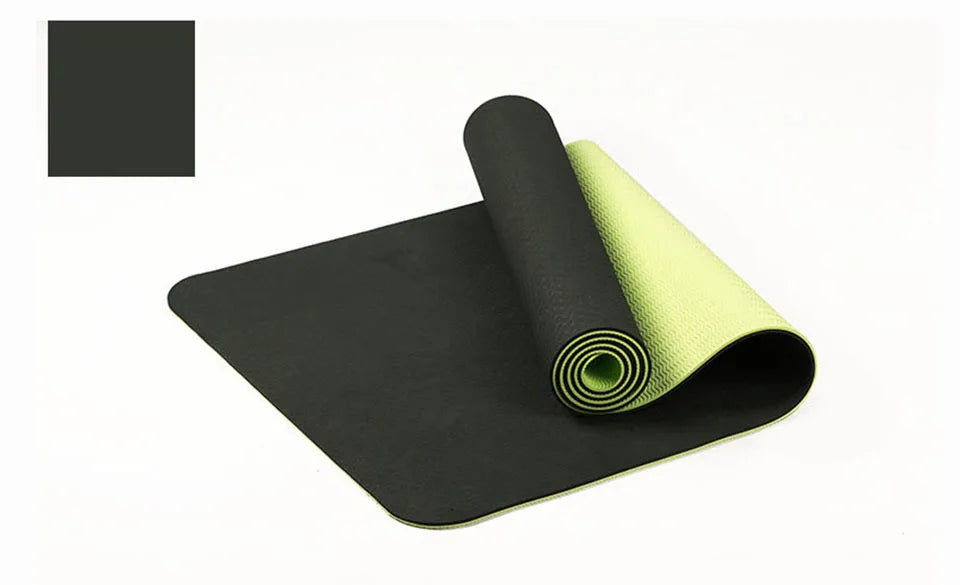 Non-Slip Yoga Mat - Durable, Cushioned Exercise Mat for Home, Gym & Studio Workouts, Eco-Friendly & Comfortable Fitness Mat