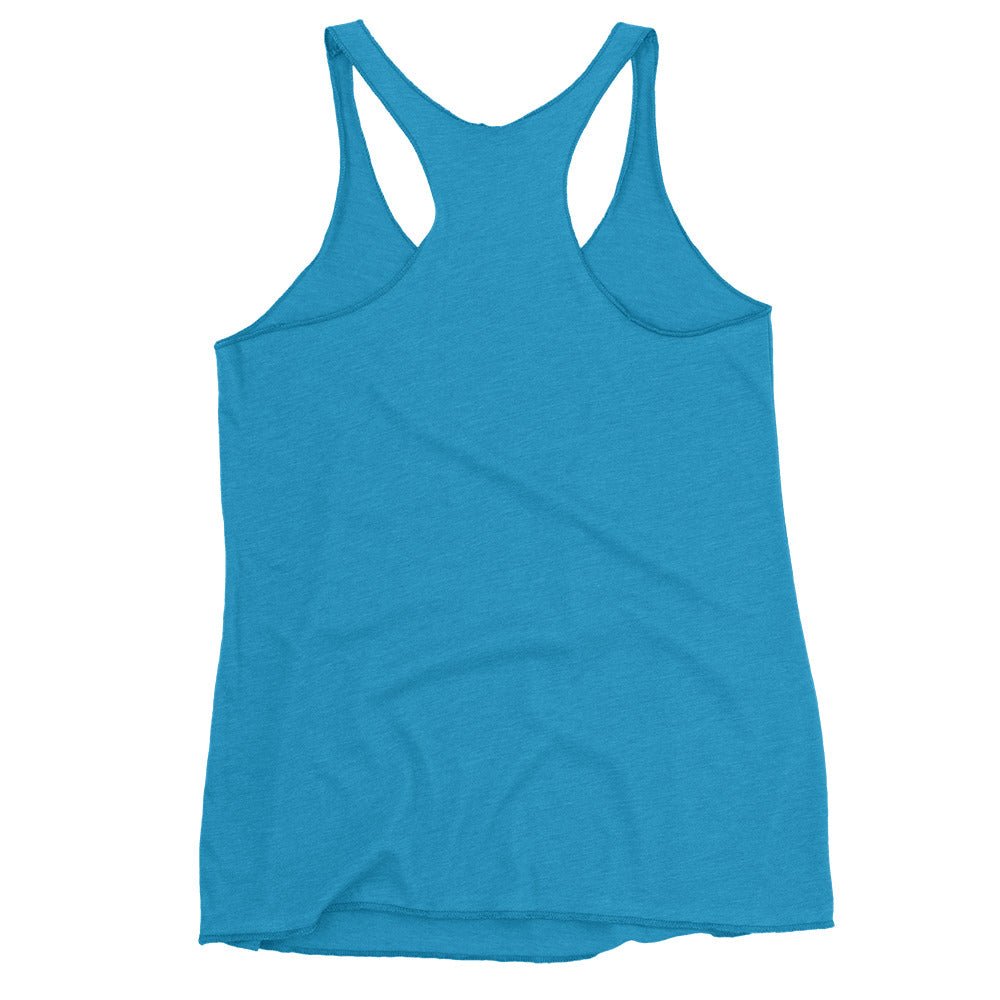 Tank Top - Boho Eco Boutique™ Don't Be Trashy Women's Racerback Tank - Boho Eco Boutique™ - Boho Eco Boutique™ - Vintage Turquoise - XS - 