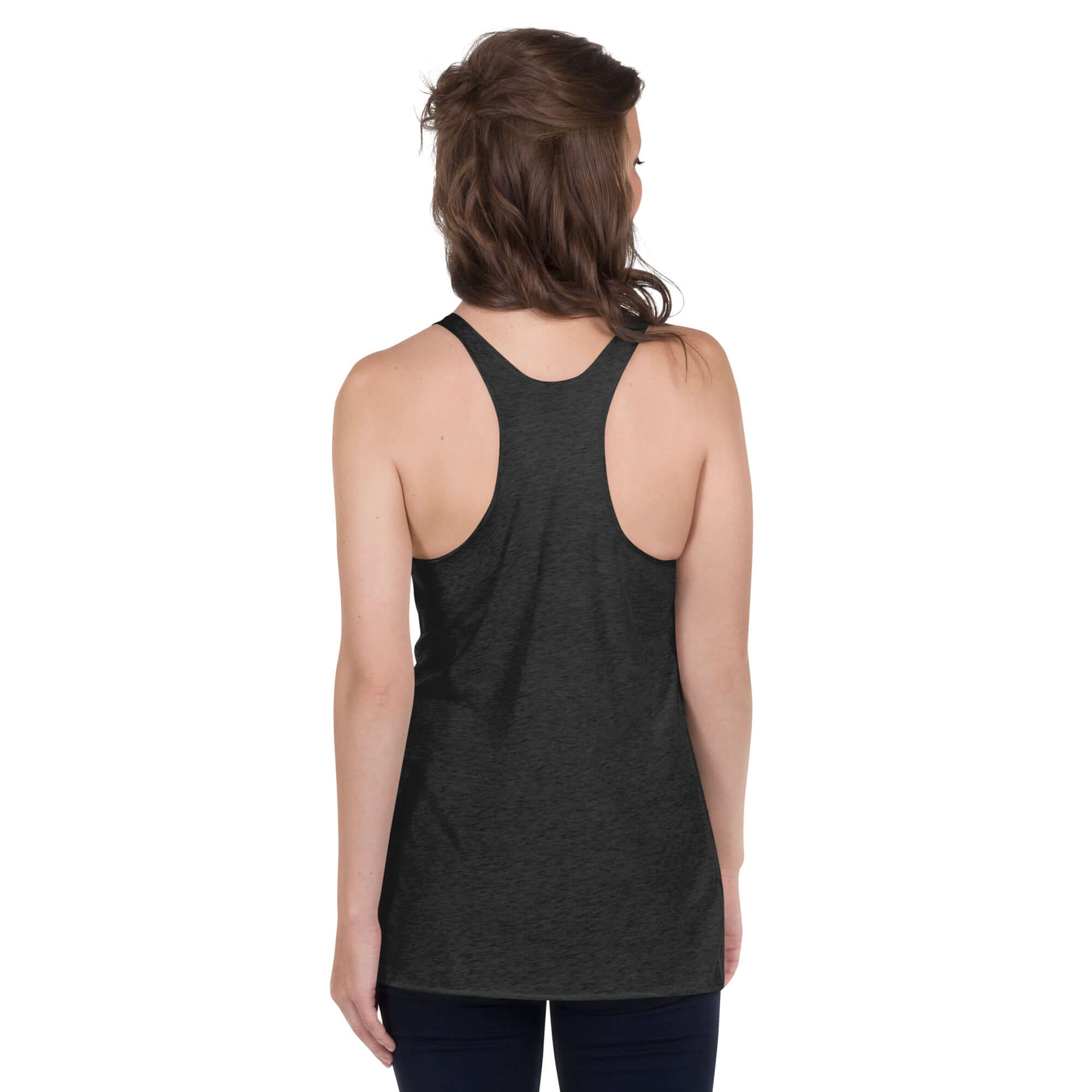 Tank Top - Boho Eco Boutique™ Don't Be Trashy Women's Racerback Tank - Boho Eco Boutique™ - Boho Eco Boutique™ - Vintage Black - XS - 