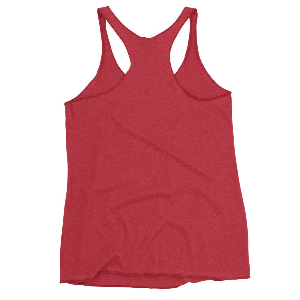 Tank Top - Boho Eco Boutique™ Don't Be Trashy Women's Racerback Tank - Boho Eco Boutique™ - Boho Eco Boutique™ - Vintage Red - XS - 