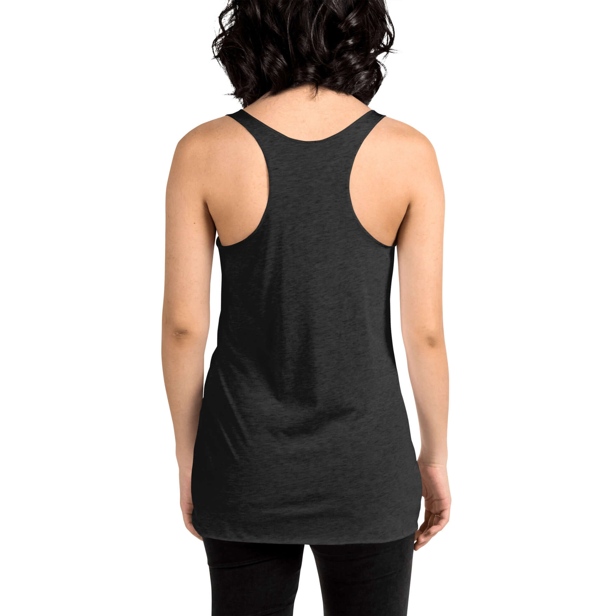 Tank Top - Boho Eco Boutique™ Don't Be Trashy Women's Racerback Tank - Boho Eco Boutique™ - Boho Eco Boutique™ - Vintage Black - XS - 