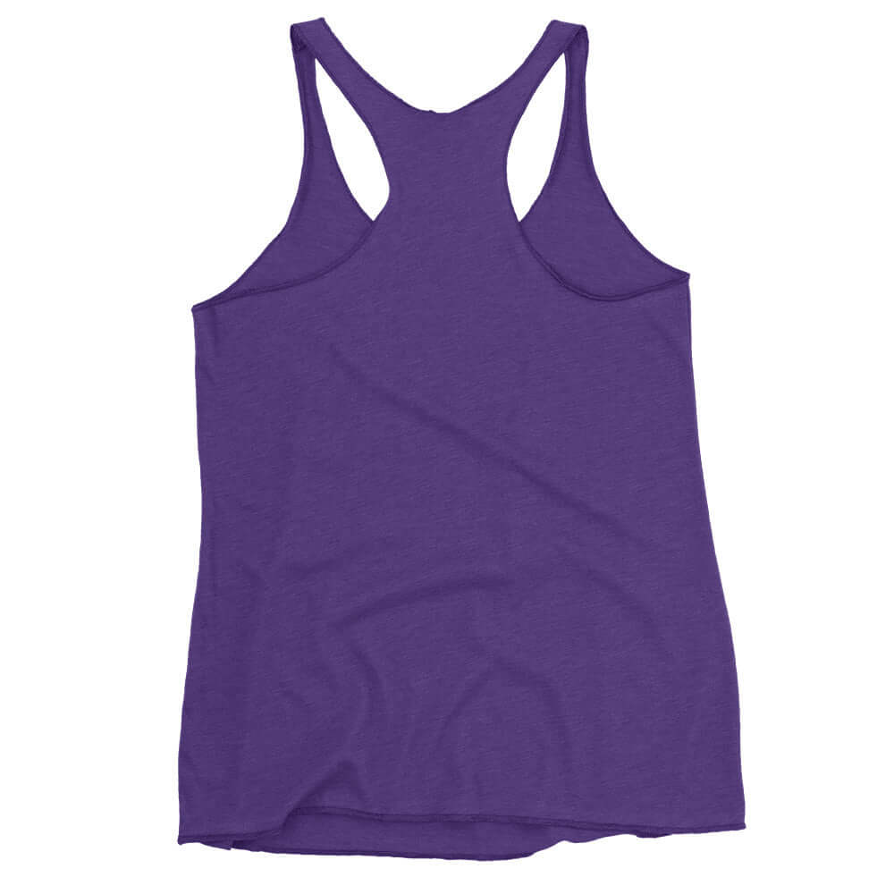 Tank Top - Boho Eco Boutique™ Don't Be Trashy Women's Racerback Tank - Boho Eco Boutique™ - Boho Eco Boutique™ - Purple Rush - XS - 