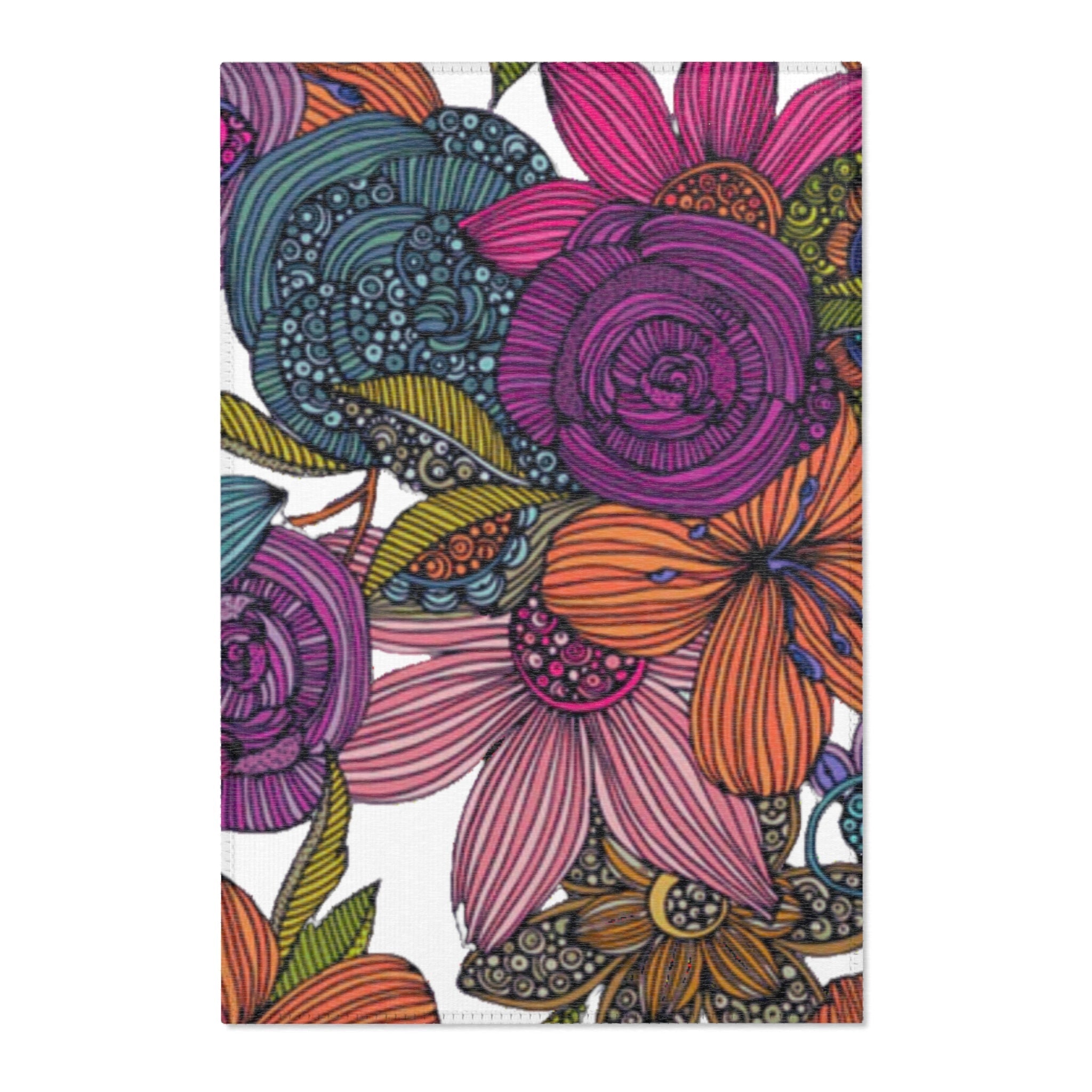 Home Decor - Boho Eco Boutique Floral Bold Unique Area Rug - Boho Eco Boutique™ - Home Decor - Boho Eco Boutique™ - 24" × 36" - 