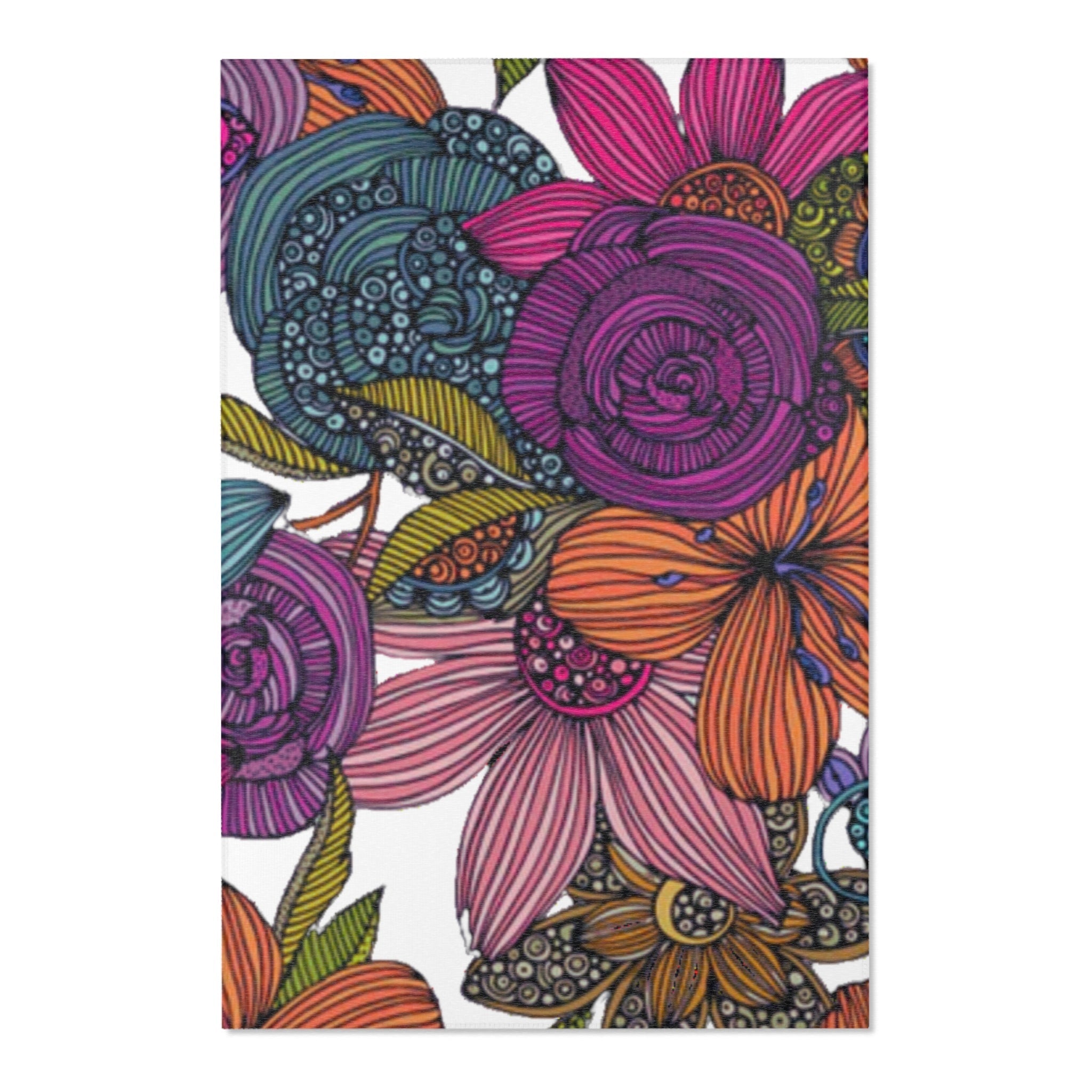 Home Decor - Boho Eco Boutique Floral Bold Unique Area Rug - Boho Eco Boutique™ - Home Decor - Boho Eco Boutique™ - 48" × 72" - 