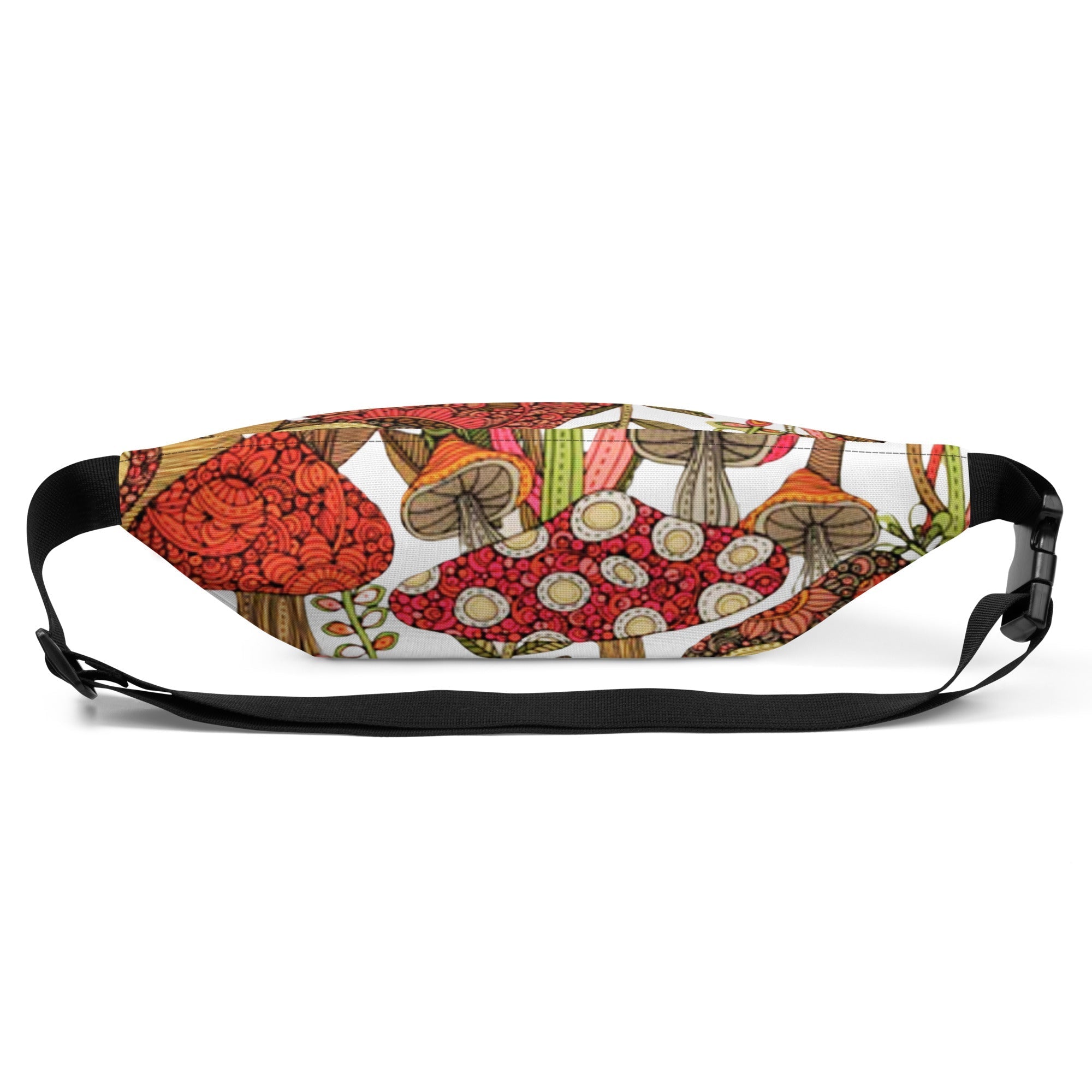 fanny pack - Boho Eco Boutique™ Mushroom Print Fanny Pack - Eco - Friendly, Adjustable, and Perfect for Festivals & Travel - Boho Eco Boutique™ - Boho Eco Boutique™ - S/M - 