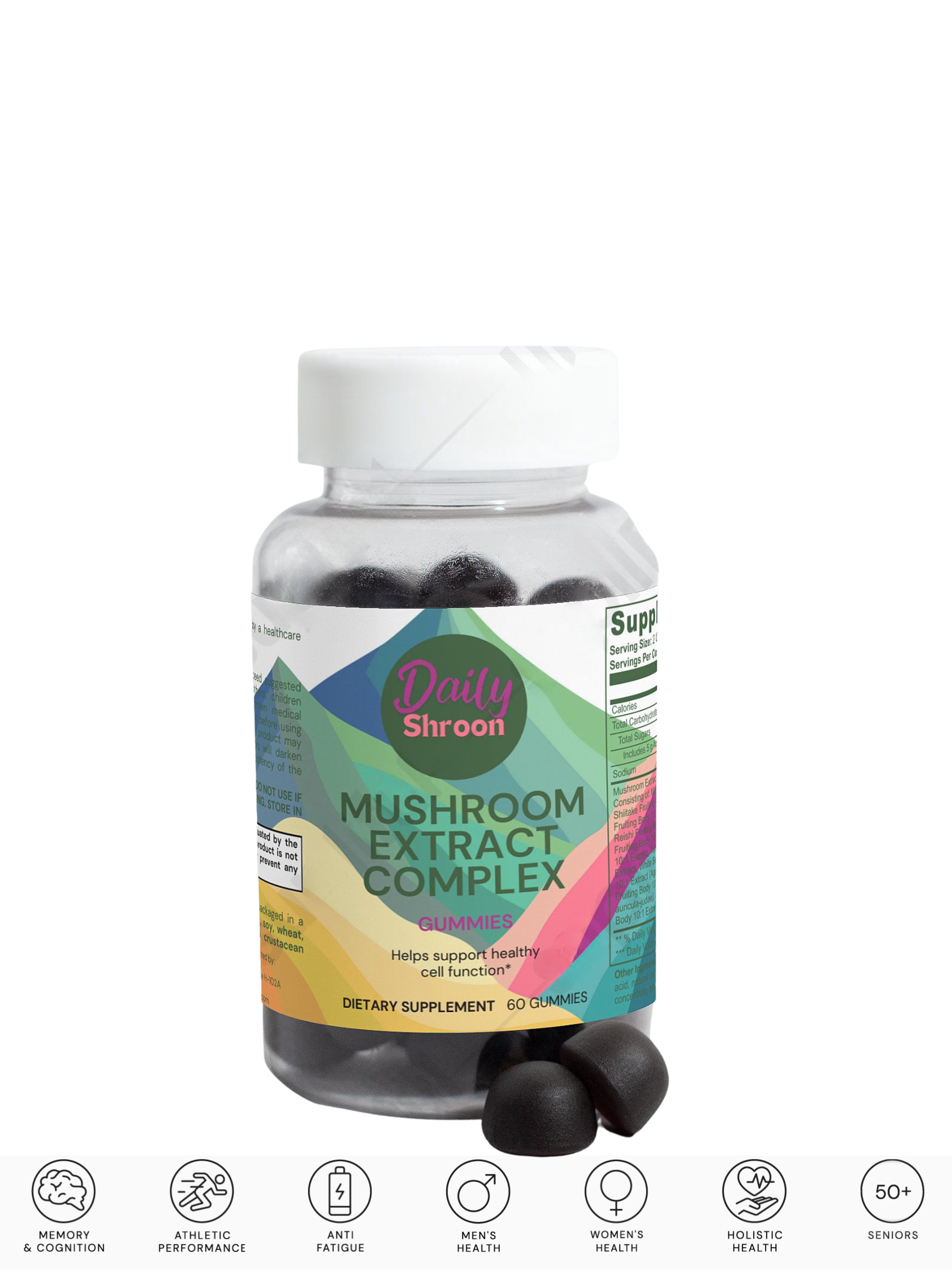 Daily Shroon Boho Eco Boutique’s Brand of Mushroom Extract Complex - Natural Extracts