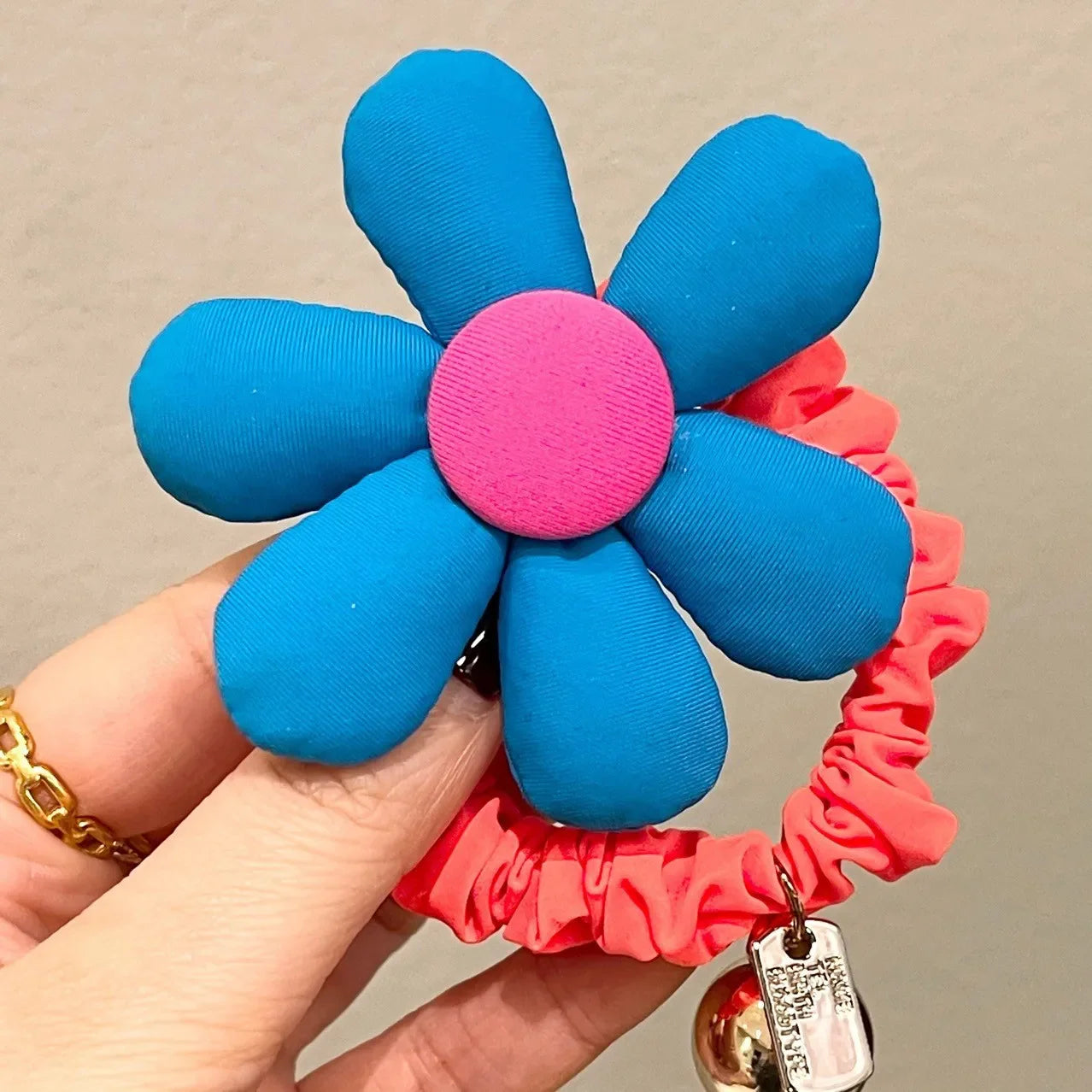 Exaggerated Floral Hair Bands | Elastic Sponge Flower Hair Accessories - Hair Band