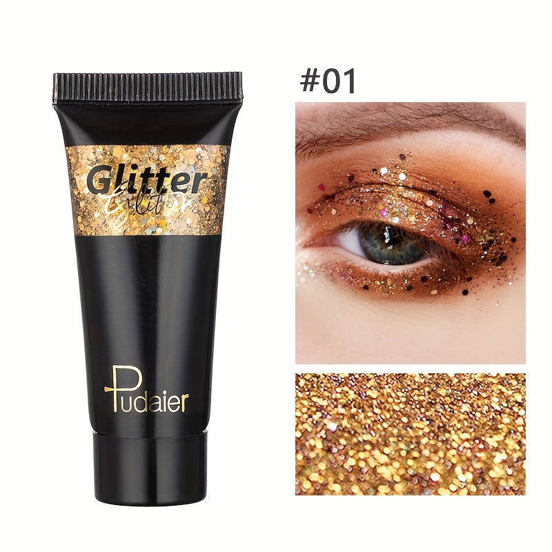 Liquid Body Glitter Sequins, Mermaid Face Glitter Makeup Sequins, Hair Glitters Eyeshadow Body Shimmer For Party Festival And Stage 12 Colors Available