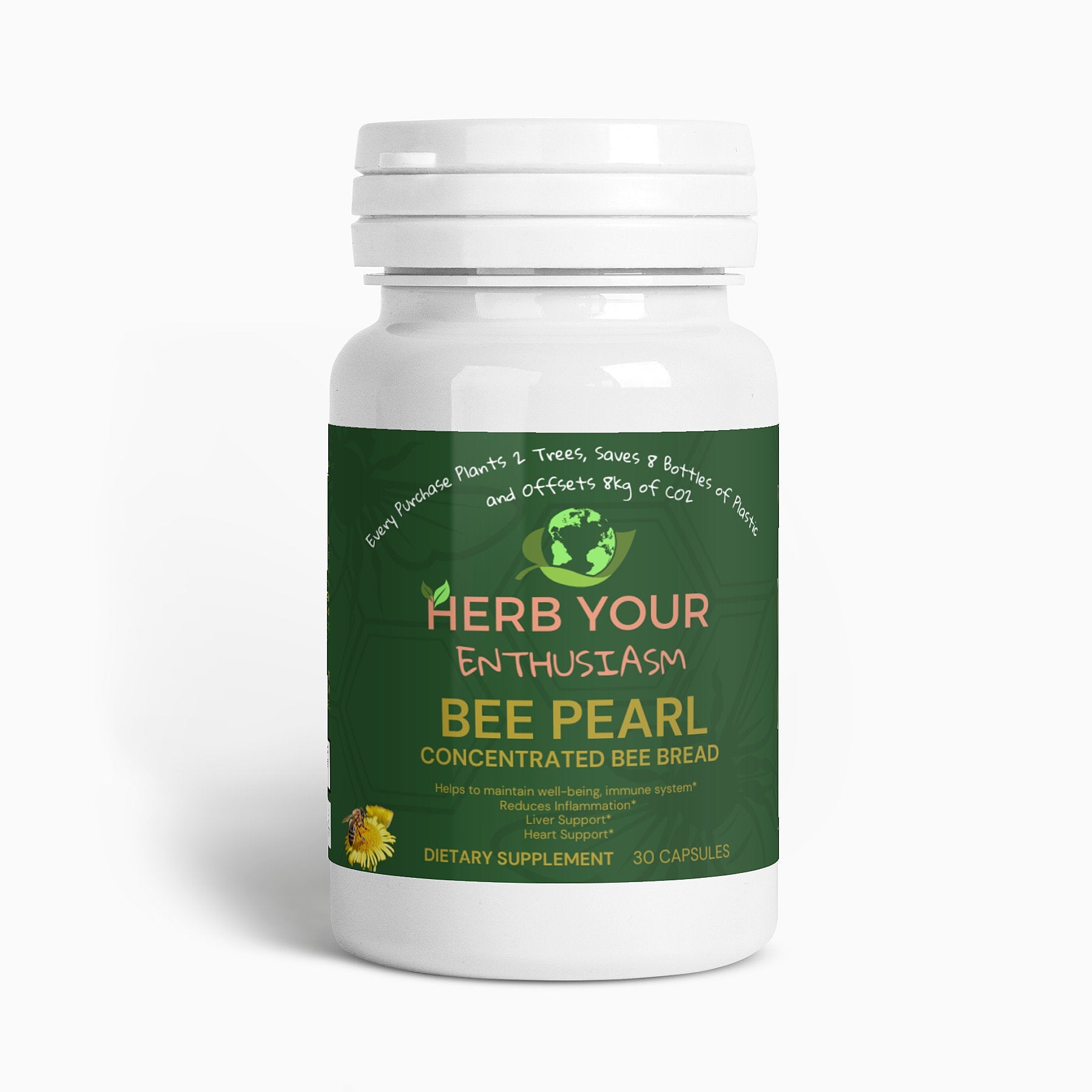 Herb Your Enthusiasm 100% Natural Non- GMO Bee Pearl - Natural Extracts